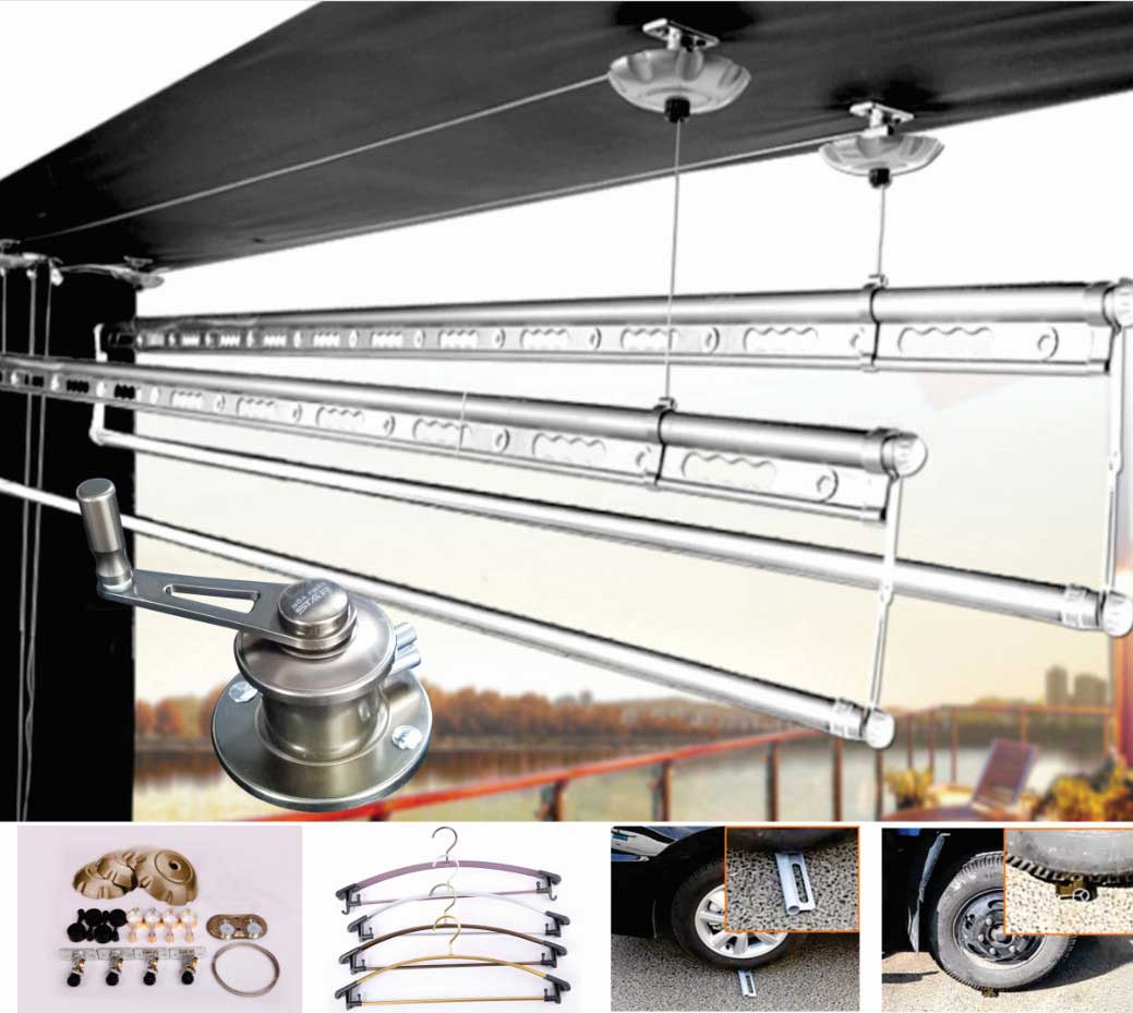 Giàn Phơi Gắn Trần Hòa Phát 4 Thanh