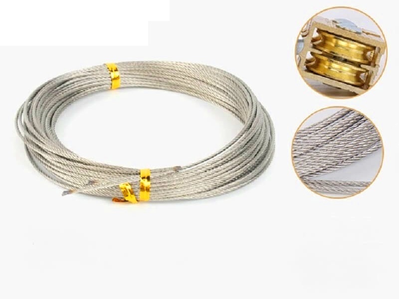 DÂY CÁP INOX (316) GIÁ ĐÃ BAO LẮP ĐẶT