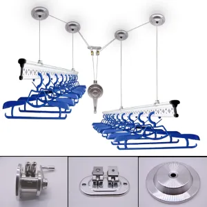 Giàn Phơi Găn Trần KS980G 7 Lo Xo 2025