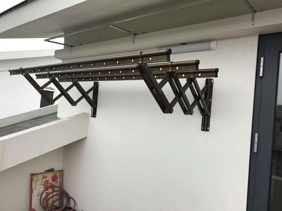 Giàn Phơi Xếp Ngang Tay Đôi Hàn Quốc K06