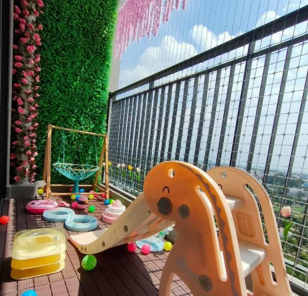 lưới chống mèo, lưới bảo vệ mèo, lưới chăn mèo, lưới chống thú cưng, lưới chắn cho mèo con vật, ban công chung cư, nhà phố