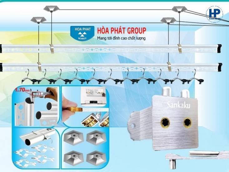 Giàn Phơi Gắn Trần Sankaku S01