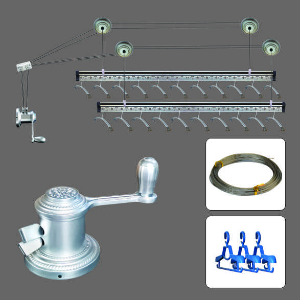 Giàn Phơi Gắn Trần Hòa Phát KS980